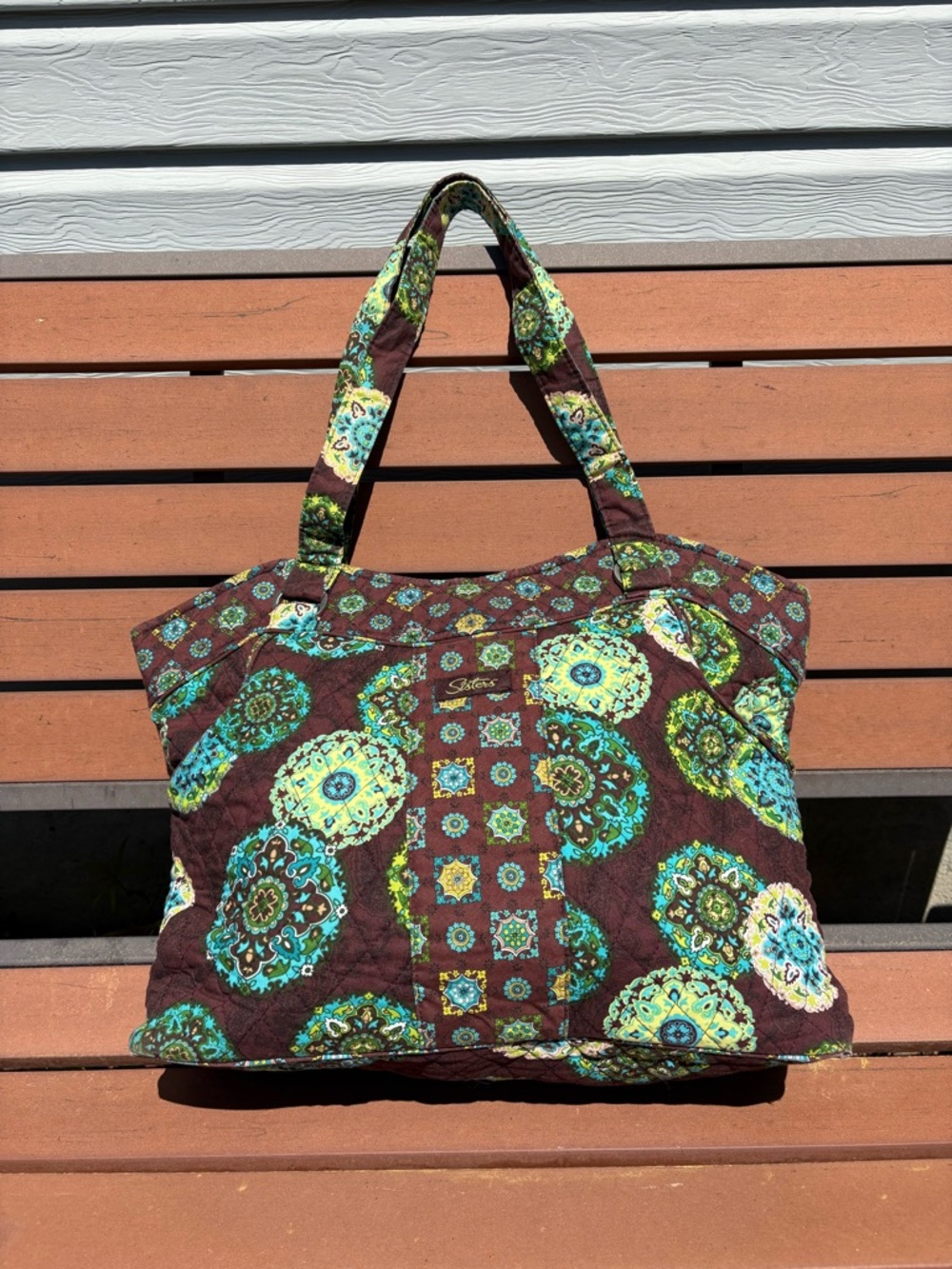 Longaberger Sisters Zippered Large Tote